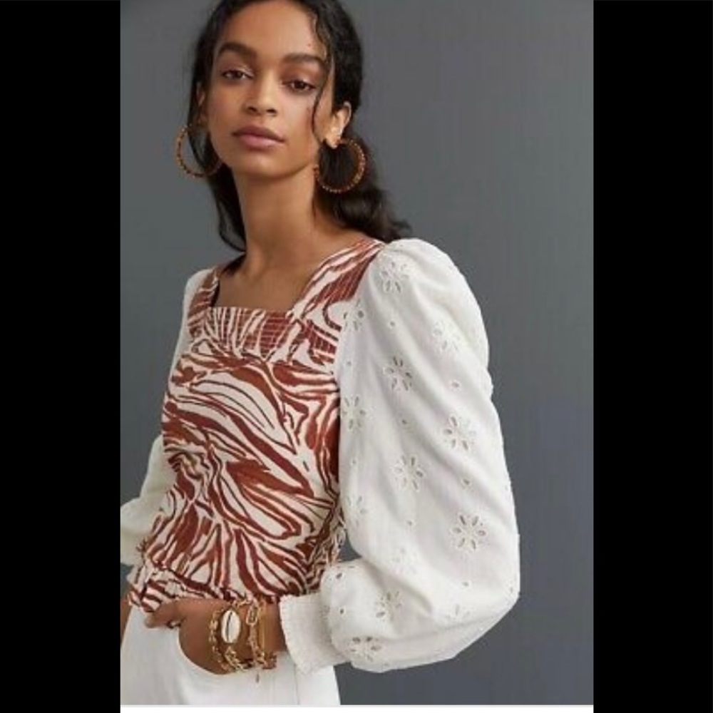 Anthropologie Blouse size L        $29